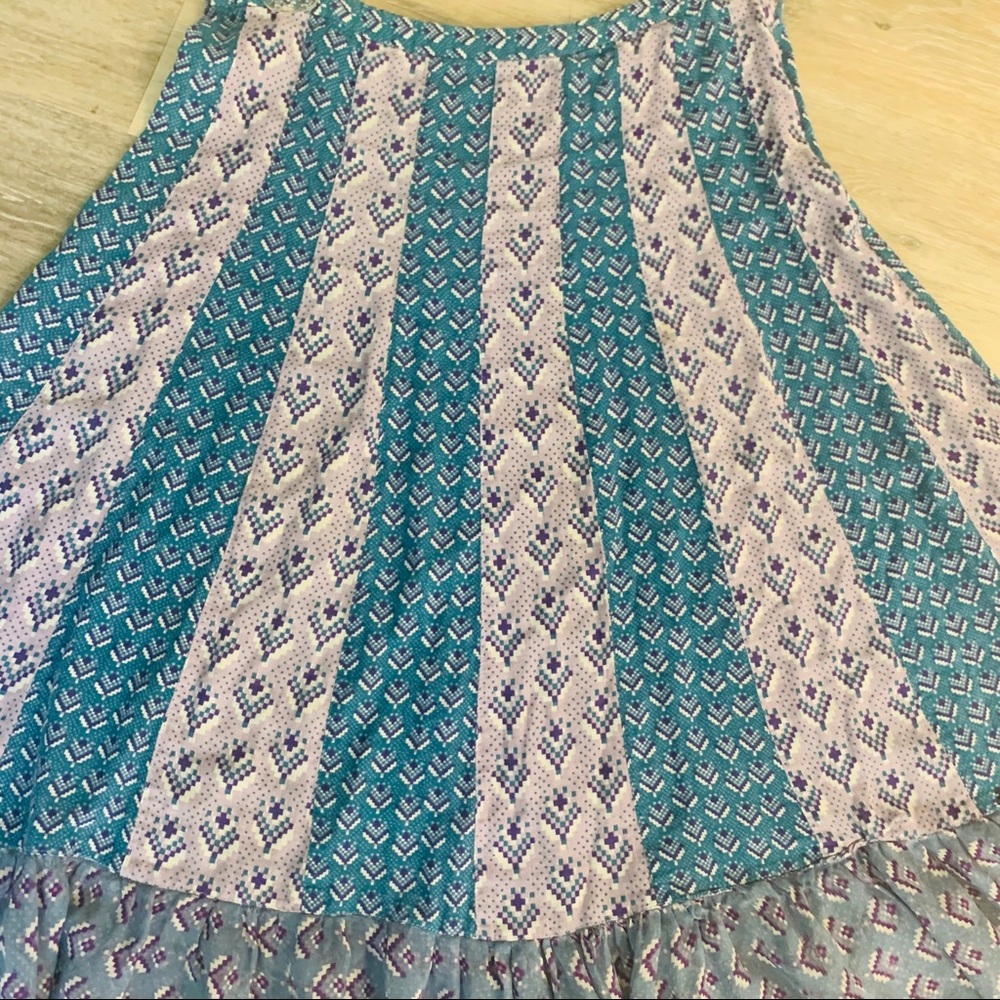 AMERICAN RETRO PARIS BOHO PINUP VINTAGE SKIRT Bohemian Style, Sheer & Gorgeous - Picture 2 of 6